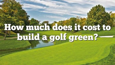 How much does it cost to build a golf green?