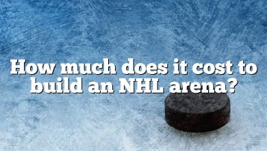 How much does it cost to build an NHL arena?