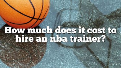 How much does it cost to hire an nba trainer?