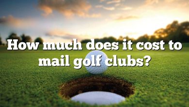 How much does it cost to mail golf clubs?