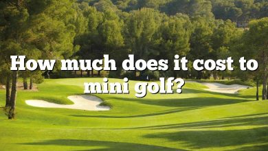 How much does it cost to mini golf?