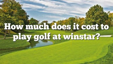 How much does it cost to play golf at winstar?