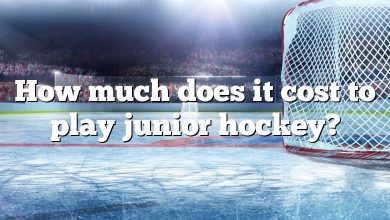 How much does it cost to play junior hockey?