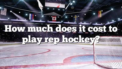 How much does it cost to play rep hockey?