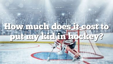 How much does it cost to put my kid in hockey?