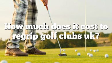 How much does it cost to regrip golf clubs uk?