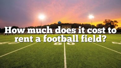 How much does it cost to rent a football field?