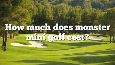 How much does monster mini golf cost?