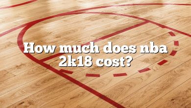 How much does nba 2k18 cost?