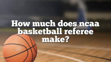 How much does ncaa basketball referee make?