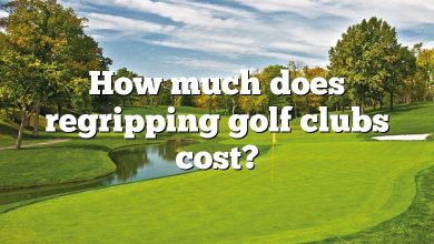 How much does regripping golf clubs cost?