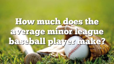 How much does the average minor league baseball player make?