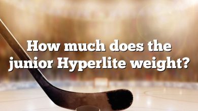 How much does the junior Hyperlite weight?