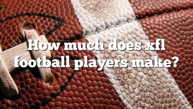 How much does xfl football players make?