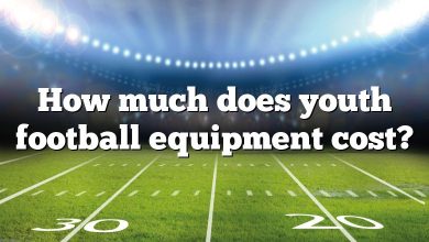 How much does youth football equipment cost?