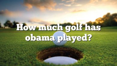 How much golf has obama played?