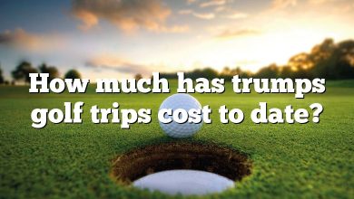 How much has trumps golf trips cost to date?