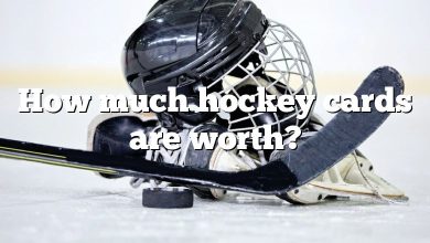 How much hockey cards are worth?