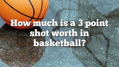 How much is a 3 point shot worth in basketball?