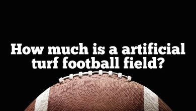 How much is a artificial turf football field?