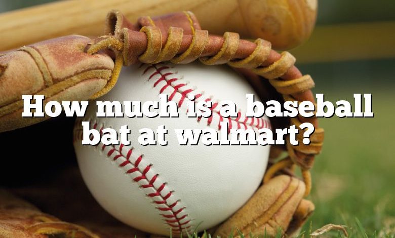 How much is a baseball bat at walmart?