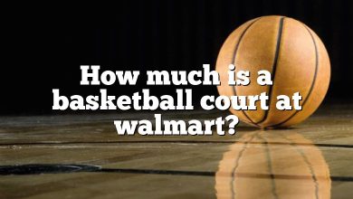 How much is a basketball court at walmart?