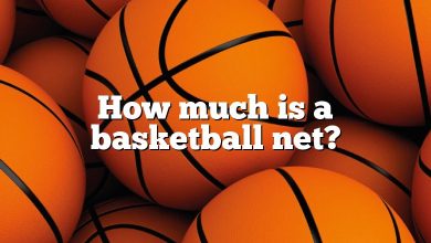 How much is a basketball net?