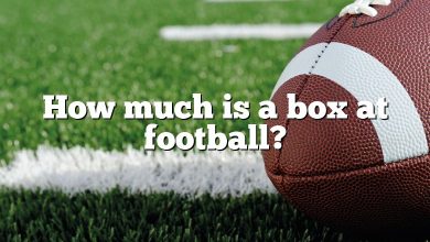 How much is a box at football?