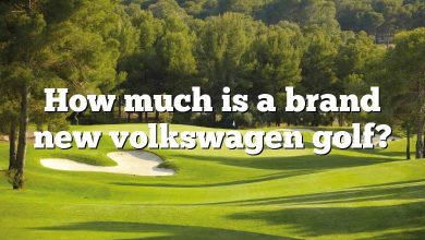 How much is a brand new volkswagen golf?