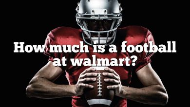 How much is a football at walmart?