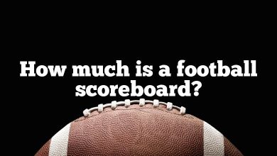 How much is a football scoreboard?
