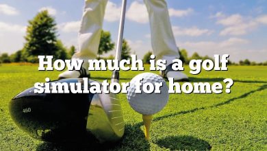 How much is a golf simulator for home?