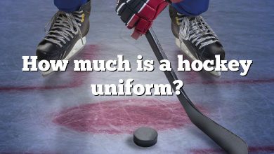How much is a hockey uniform?