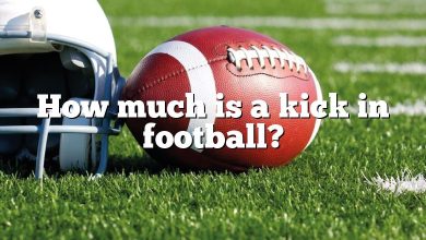 How much is a kick in football?