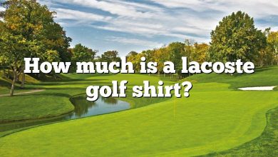 How much is a lacoste golf shirt?