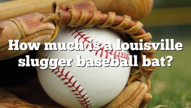 How much is a louisville slugger baseball bat?