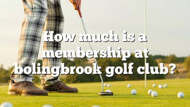 How much is a membership at bolingbrook golf club?