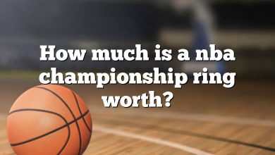 How much is a nba championship ring worth?