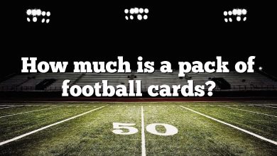How much is a pack of football cards?