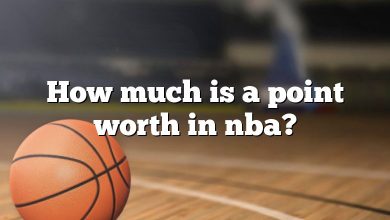 How much is a point worth in nba?