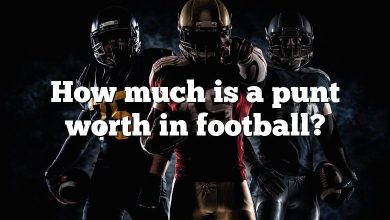 How much is a punt worth in football?