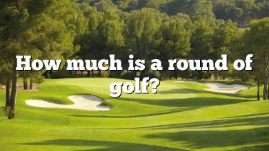 How much is a round of golf?