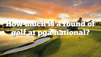 How much is a round of golf at pga national?