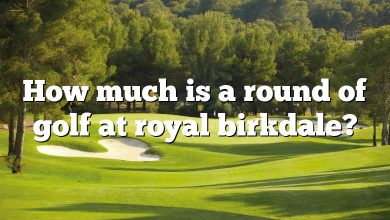 How much is a round of golf at royal birkdale?