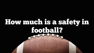 How much is a safety in football?