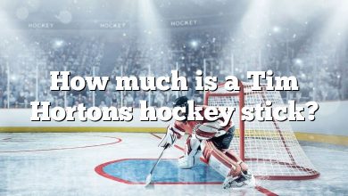 How much is a Tim Hortons hockey stick?