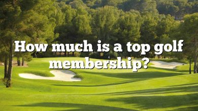 How much is a top golf membership?