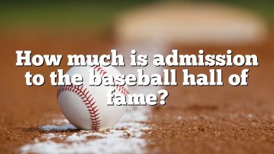 How much is admission to the baseball hall of fame?