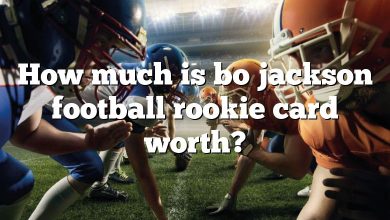 How much is bo jackson football rookie card worth?