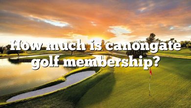 How much is canongate golf membership?